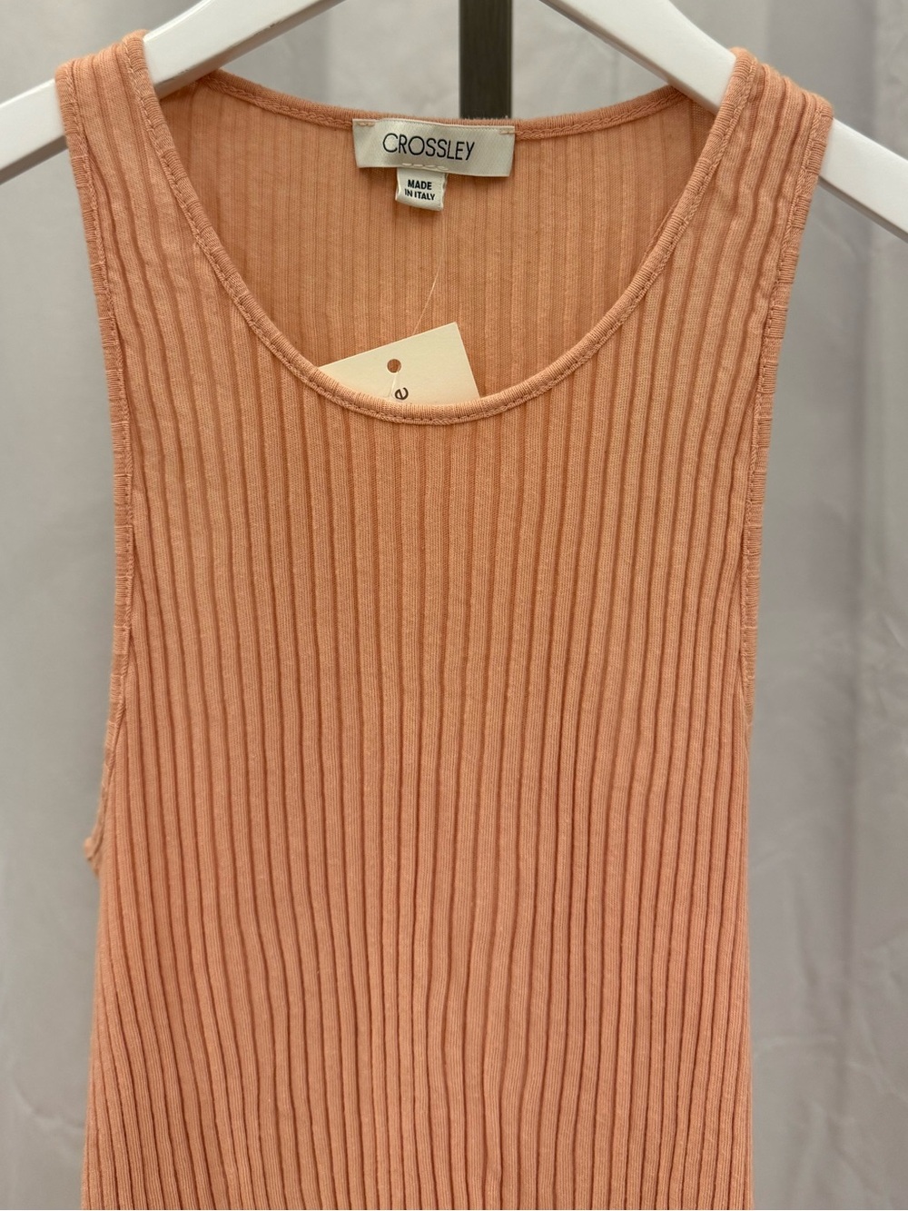 Crossley Odal Ribbed Racer Back Tank - Mellow Rose - Picture 2 of 3